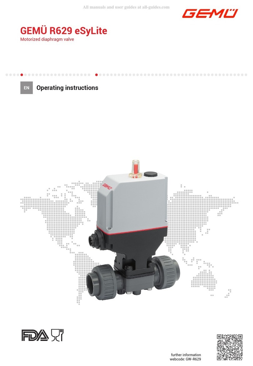 Gemu R629 eSyLite User manual