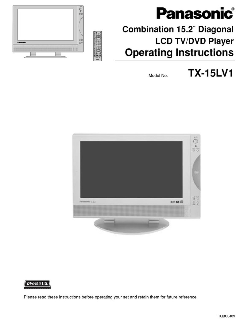 Panasonic TX-15LV1 User manual