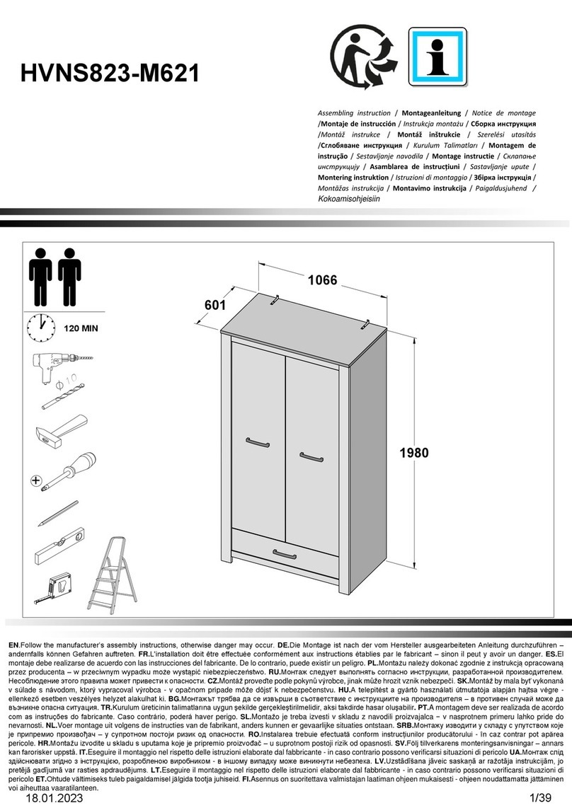 Forte HVNS823-M621 User manual