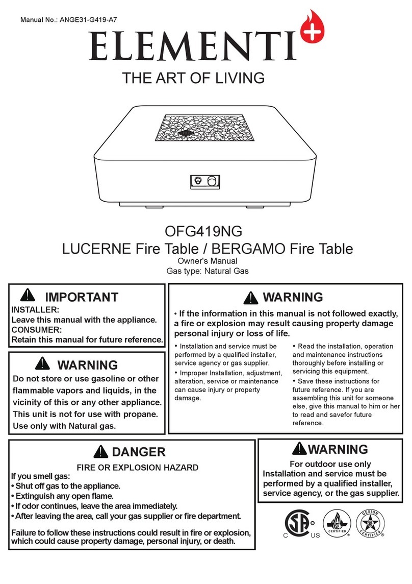 ELEMENTI Plus LUCERNE OFG419NG owner's manual
