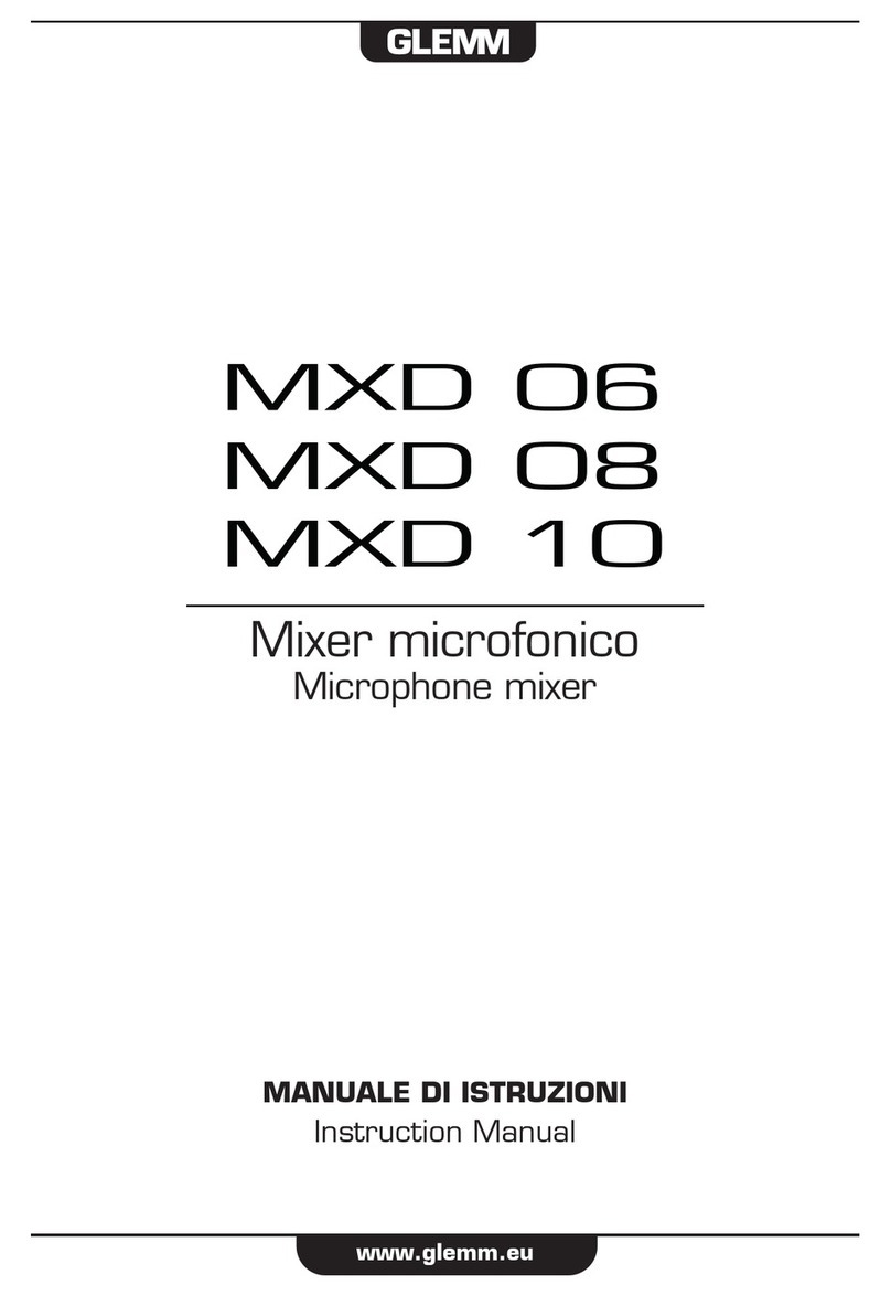 GLEMM MXD 06 User manual