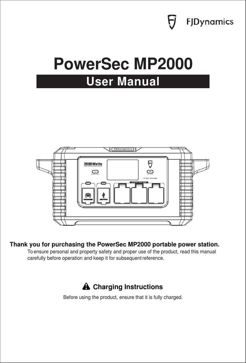 FJDynamics PowerSec MP2000 user manual