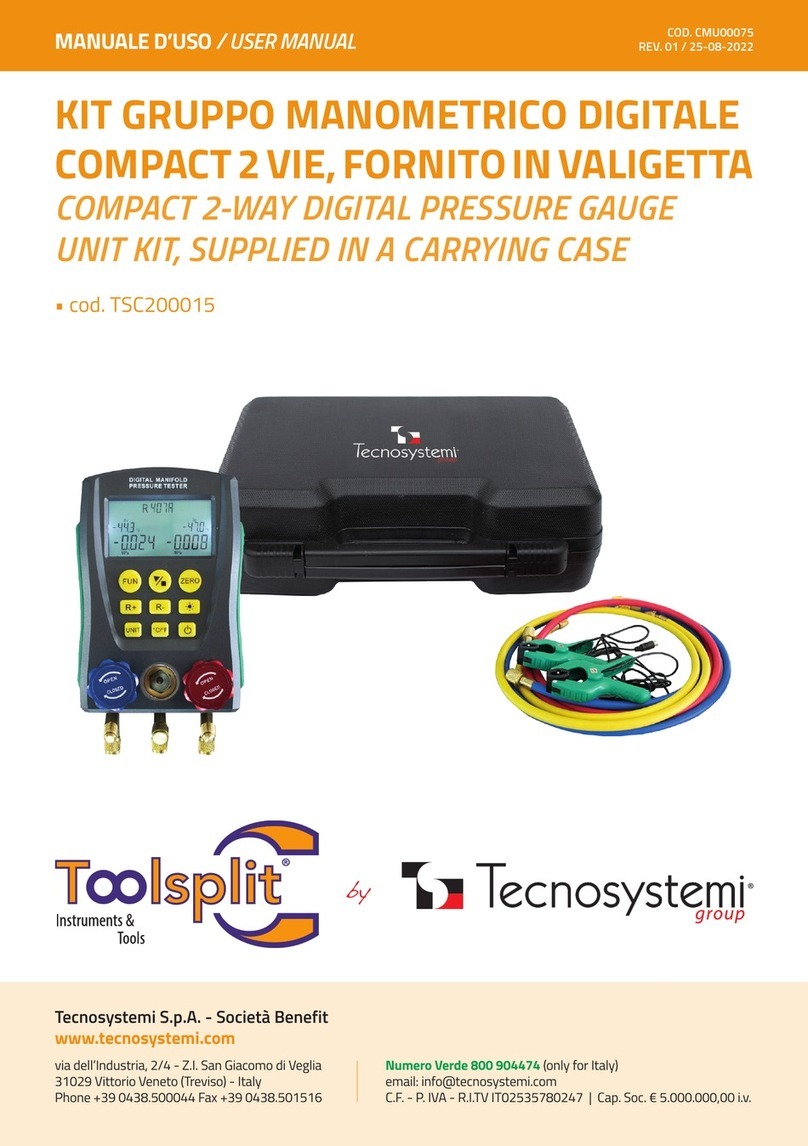 Tecnosystemi Toolsplit TSC200015 User manual