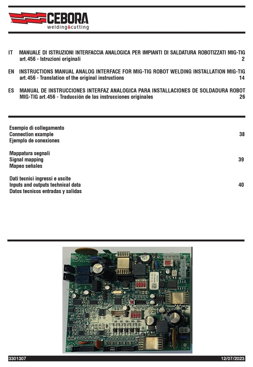 Cebora 456 Translation of the original instructions