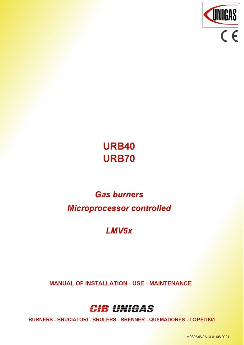 Unigas URB40 Operating manual
