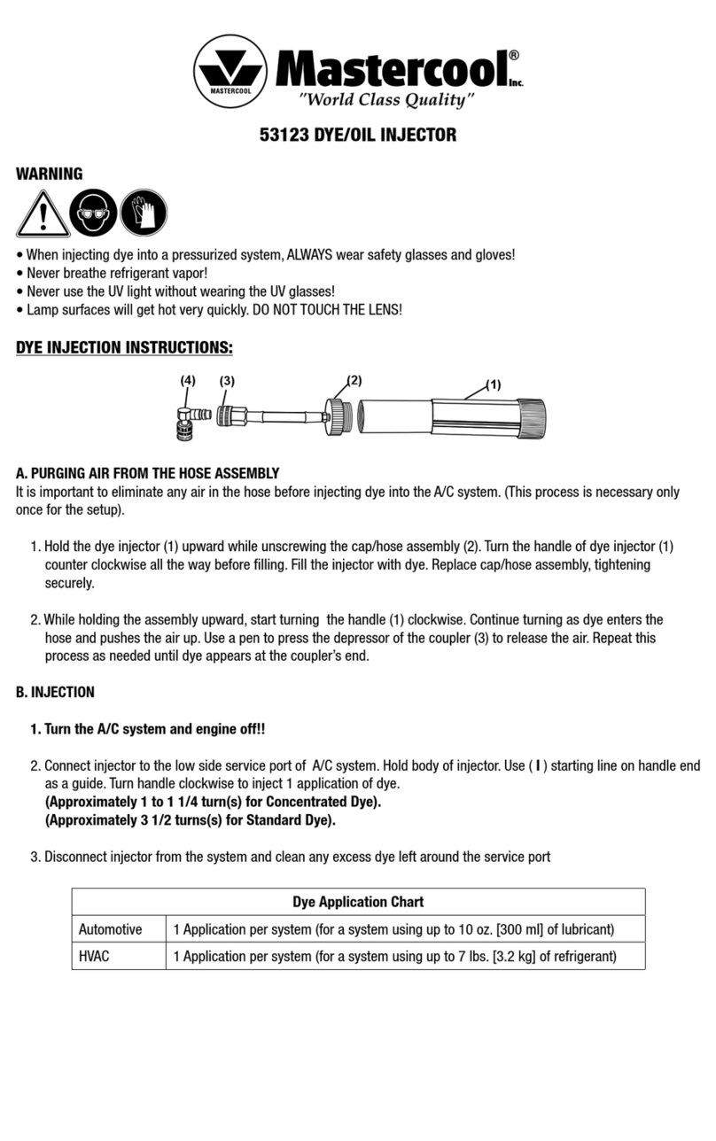Master cool 53123 quick start guide