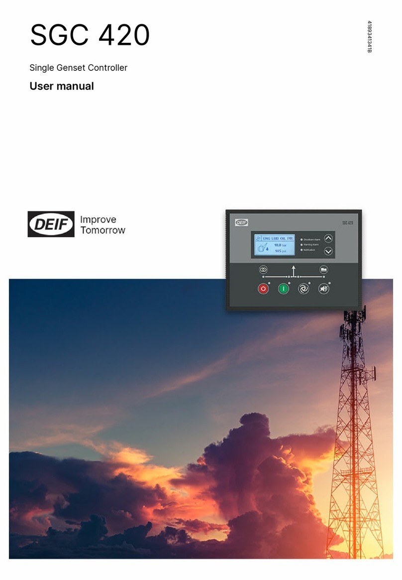 Deif SGC 420 user manual