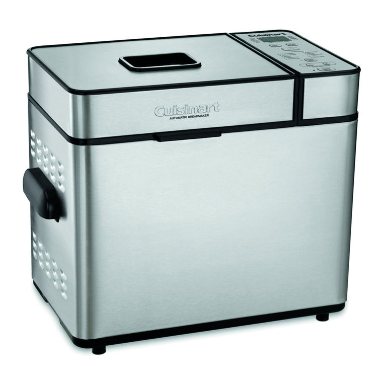 Cuisinart CBK 100 - Programmable Breadmaker user manual