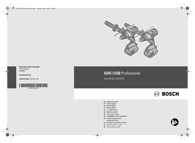 Bosch GSB 14,4 VE-EC User manual