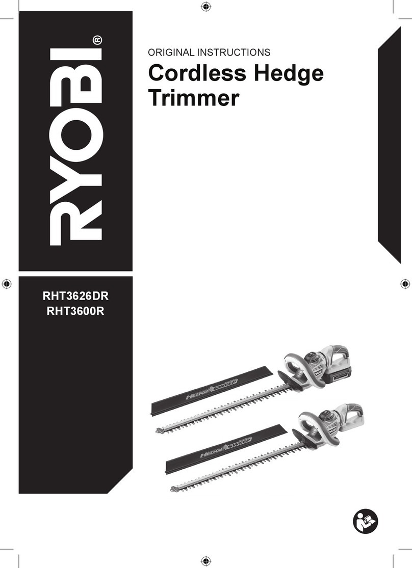 Ryobi RHT3626DR instructions