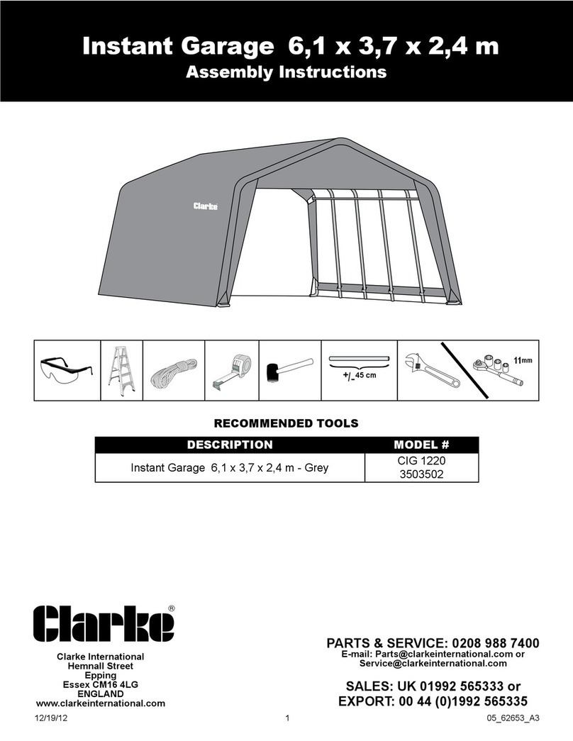 Clarke CIG 1220 User manual Clarke CIG 1220 User manual