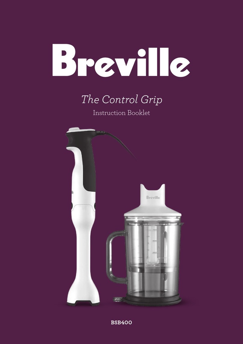 Breville The Control Grip BSB400 User manual