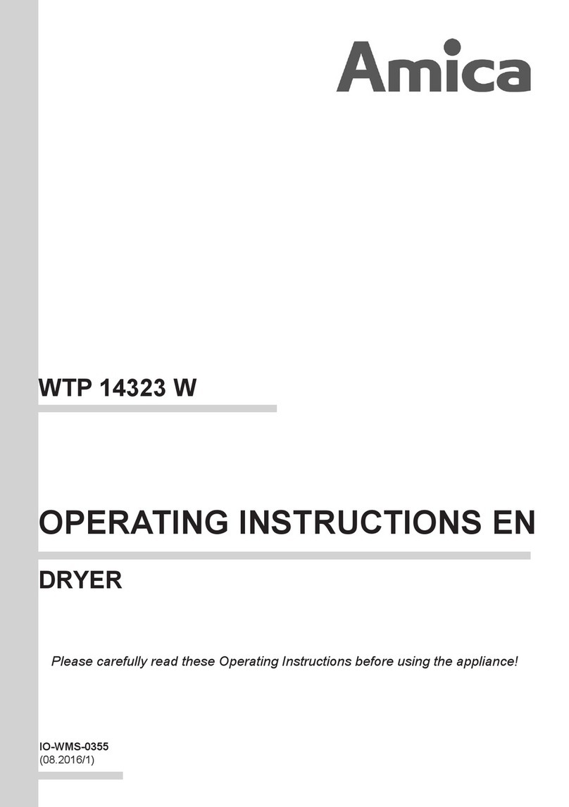 Amica WTP 14323 W operating instructions Amica WTP 14323 W operating instructions