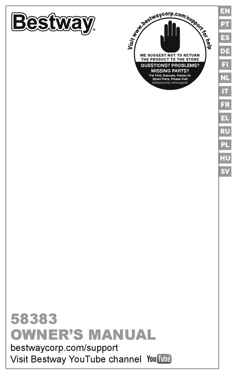 Bestway FlowClear 58383 owner's manual Bestway FlowClear 58383 owner's manual