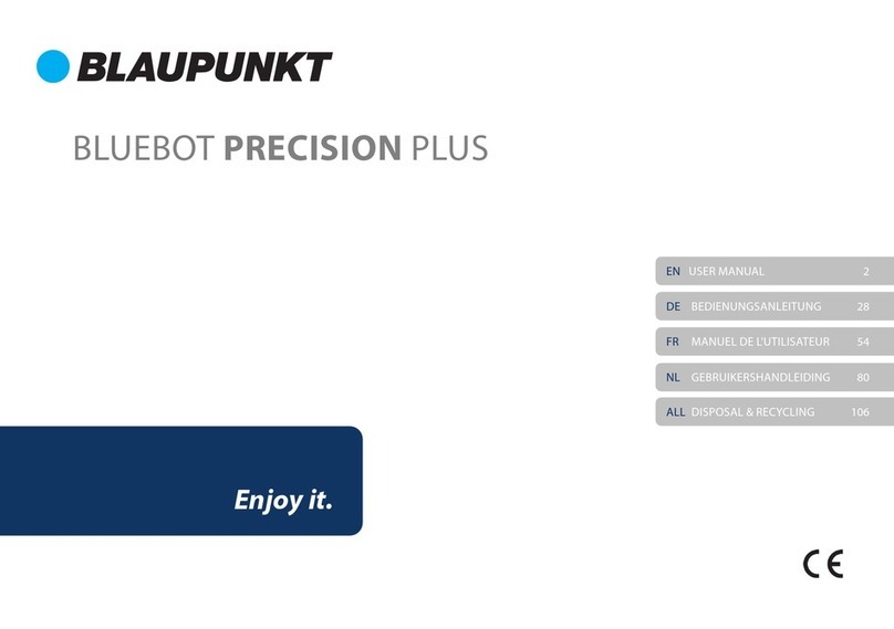 Blaupunkt Bluebot PRECISION Plus User manual