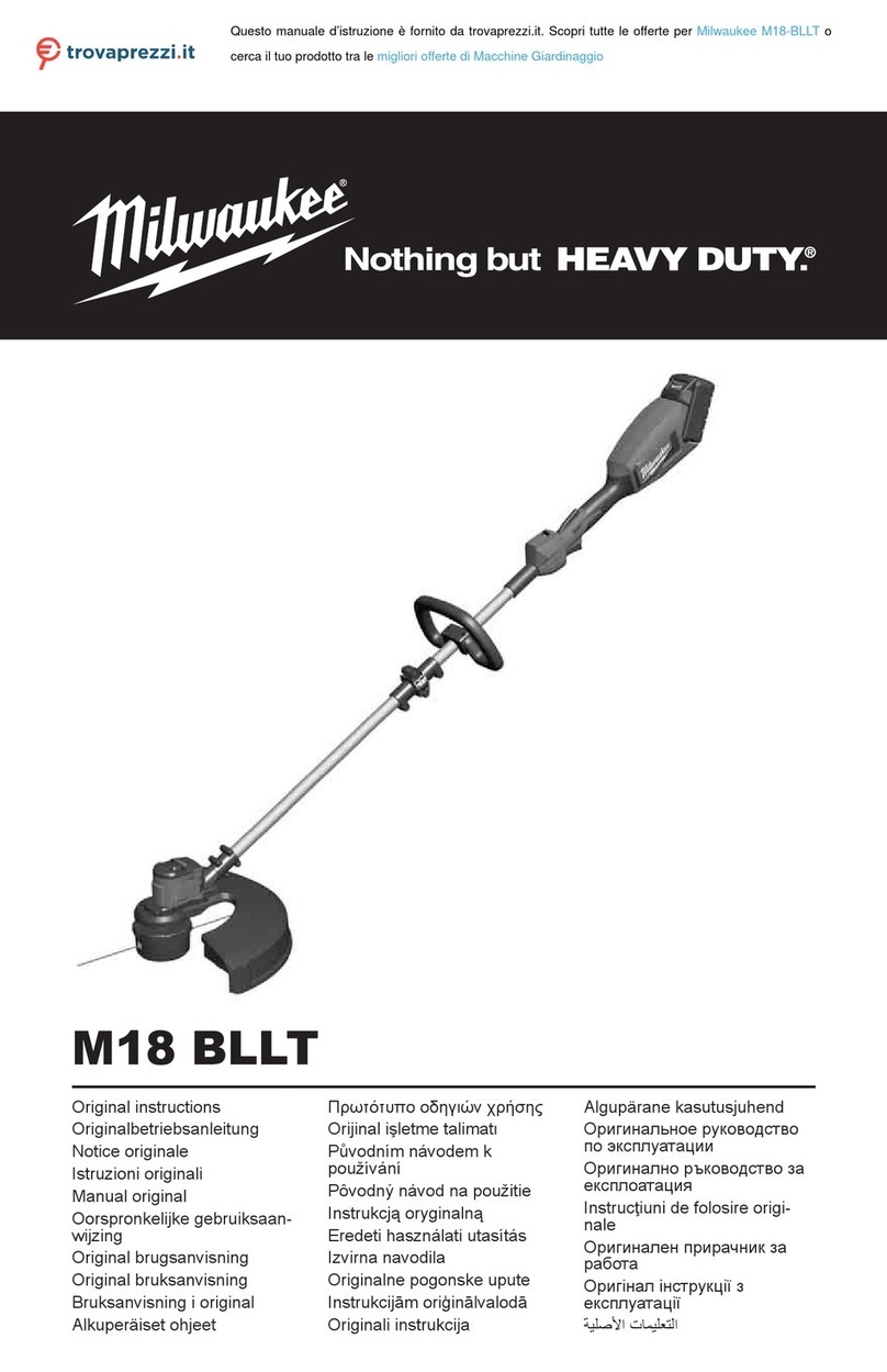 Milwaukee M18 Original instructions