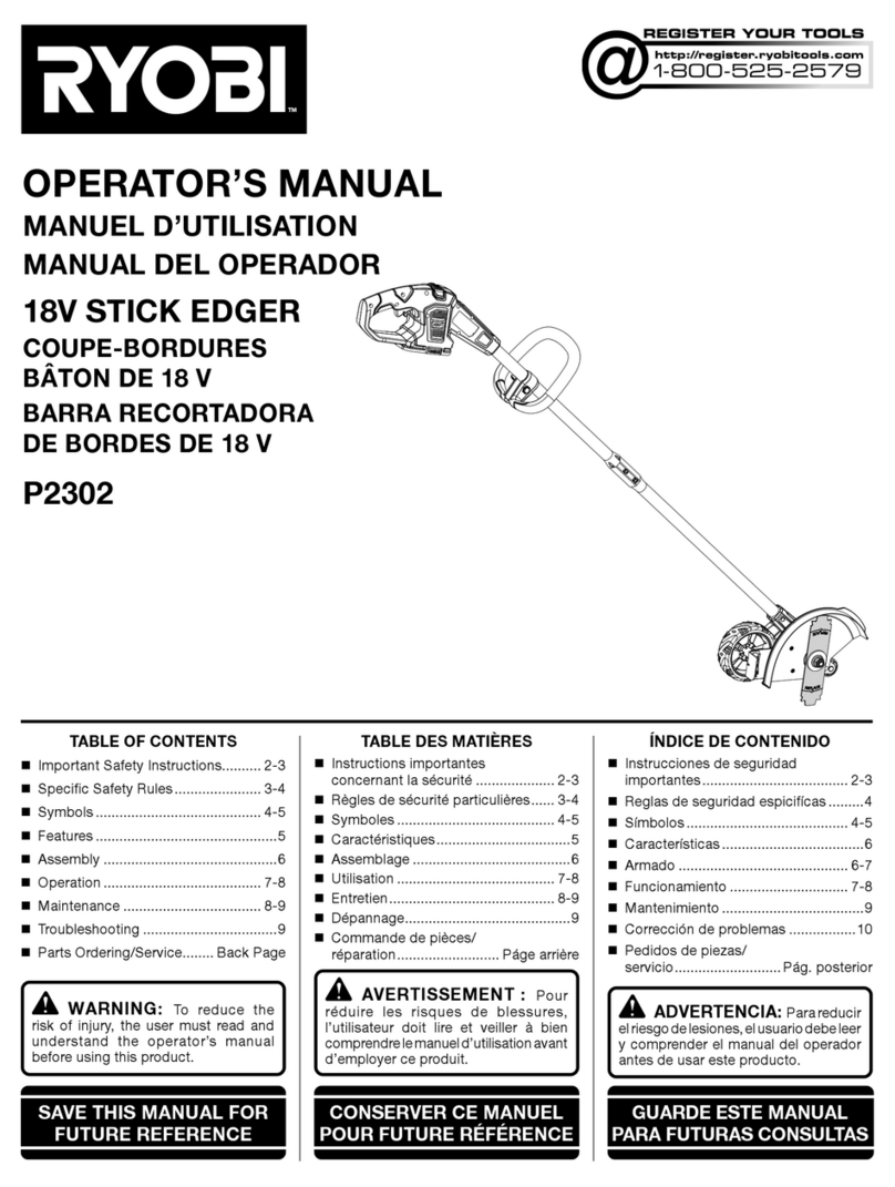 Ryobi P2302 User manual Ryobi P2302 User manual