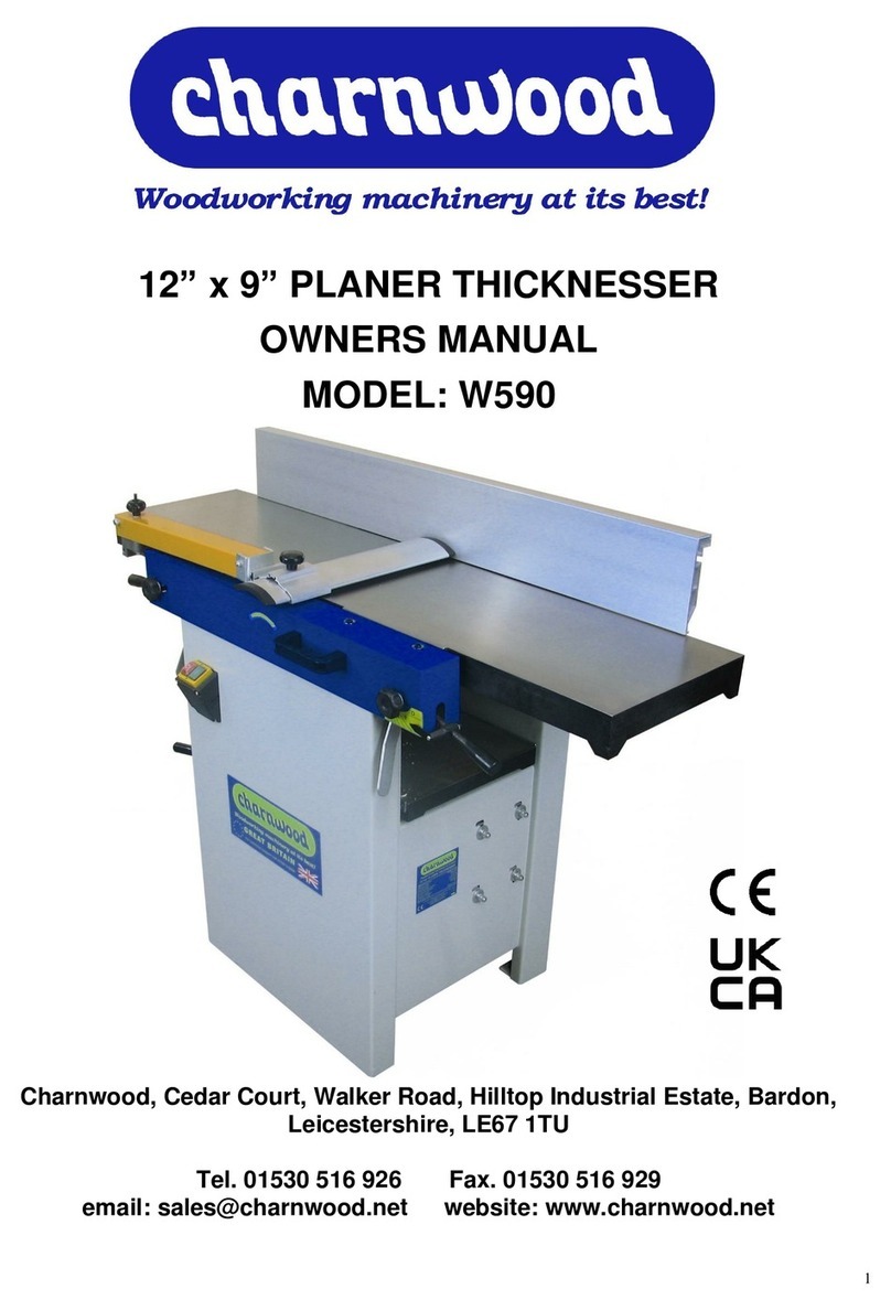 Charnwood W590 owner's manual