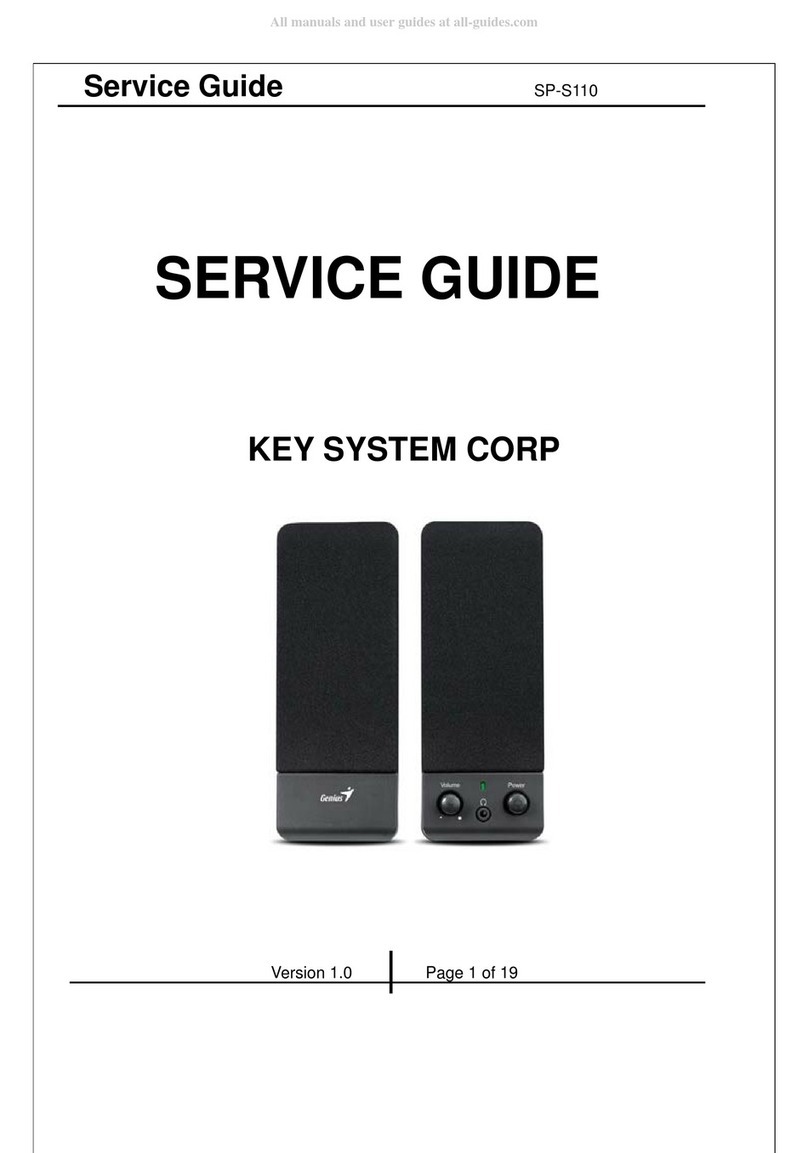 Genius SP-S110 User manual
