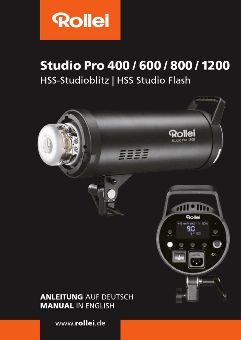 Rollei Studio Pro 400 User manual