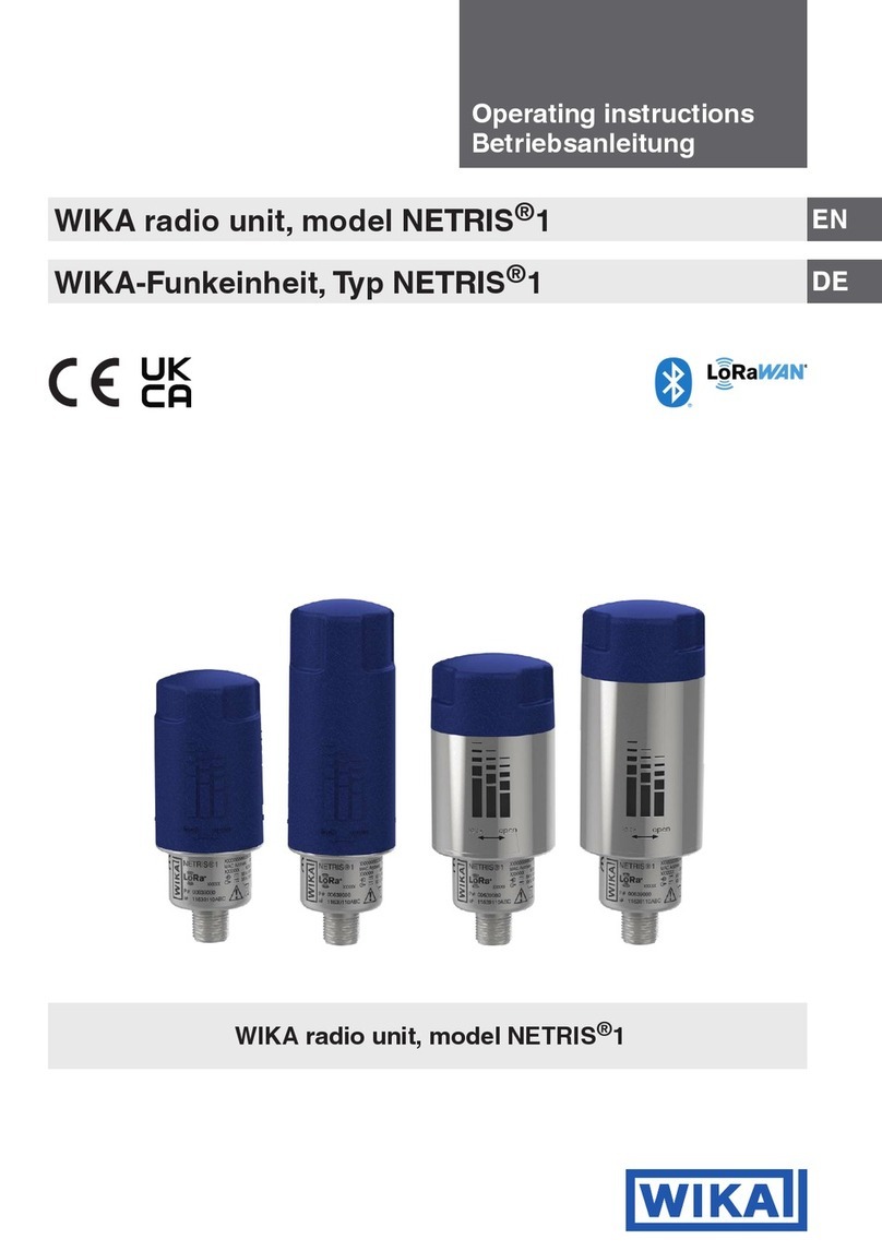 WIKA NETRIS 1 User manual WIKA NETRIS 1 User manual