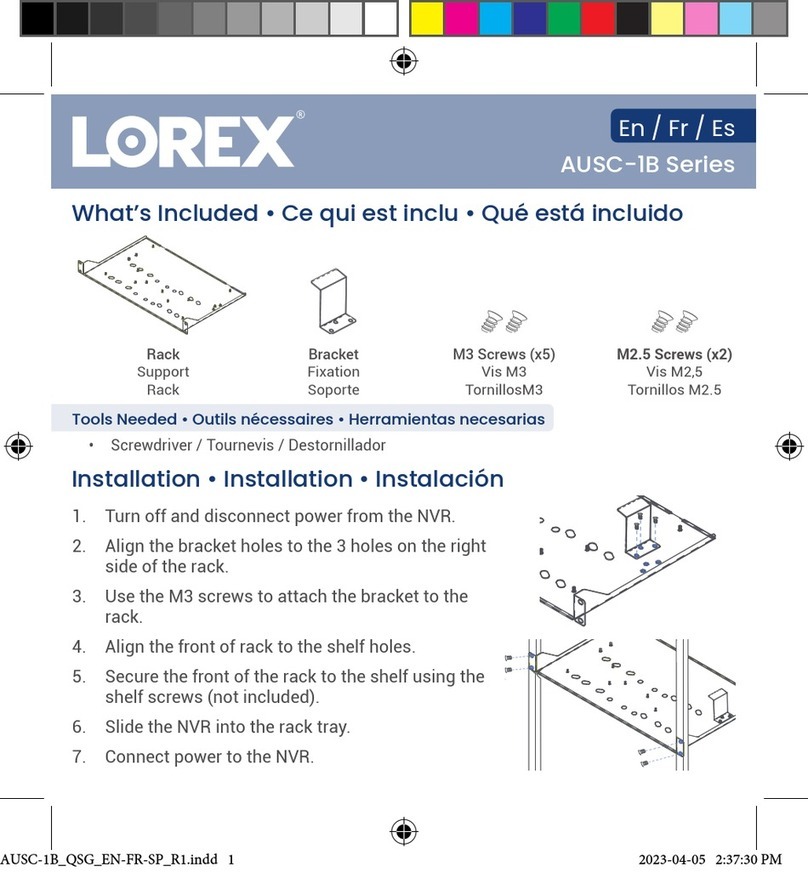 Lorex AUSC-1B Series User manual