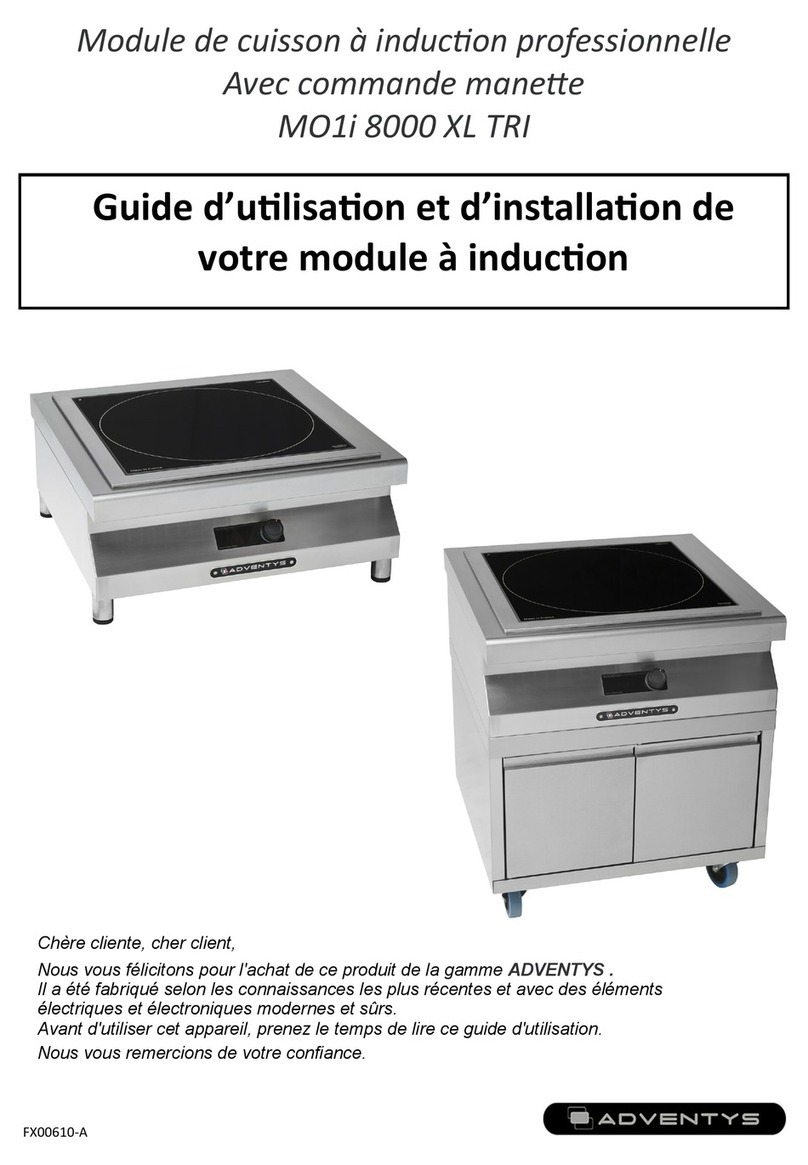Adventys MO1i 8000 XL TRI User and installation guide