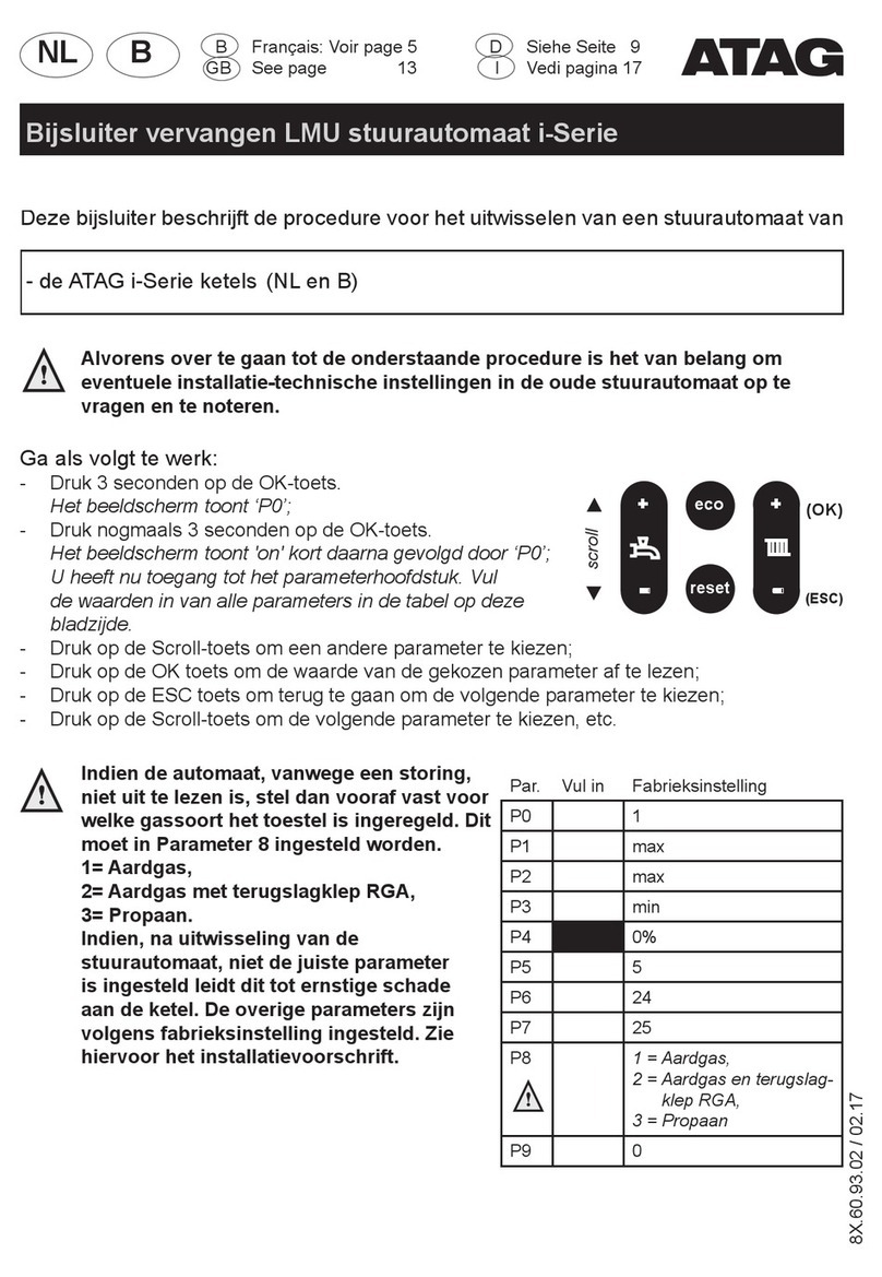 Atag LMU-C i-Series instructions