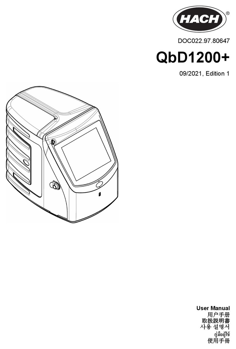 Hach QbD1200+ User manual