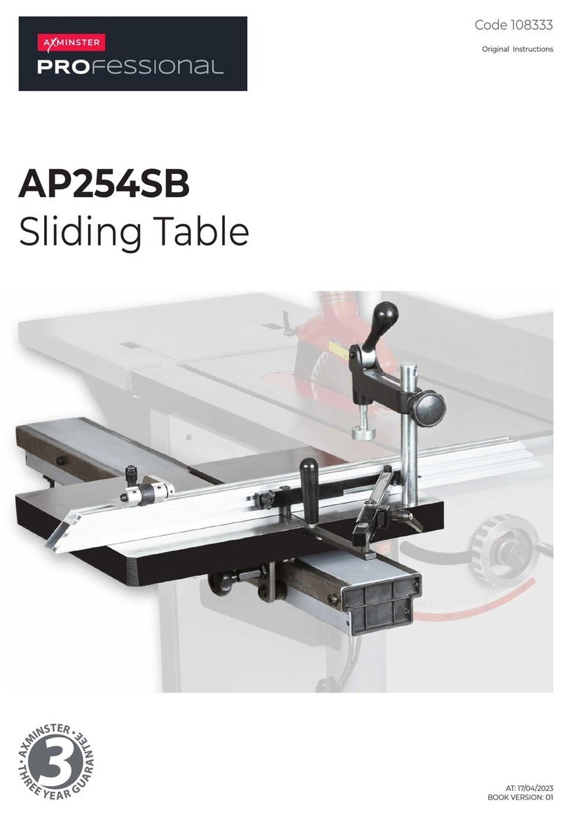 Axminster PROFESSIONAL AP254SB User manual