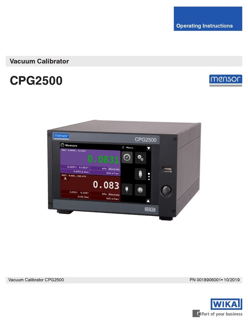 WIKA mensor CPG2500 User manual