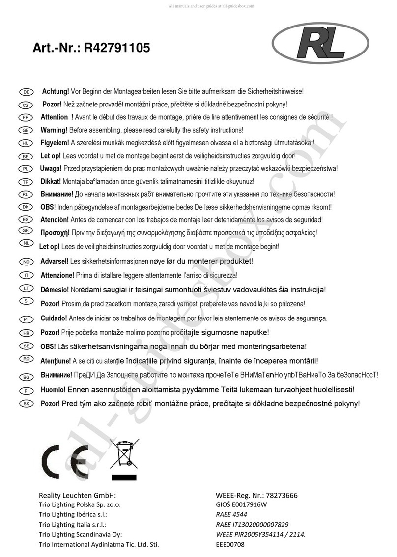 RL R42791105 User manual