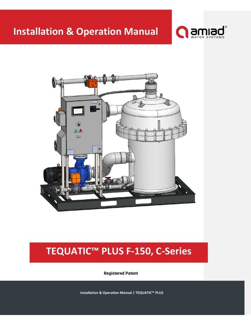 amiad TEQUATIC PLUS F-150 C Series User manual