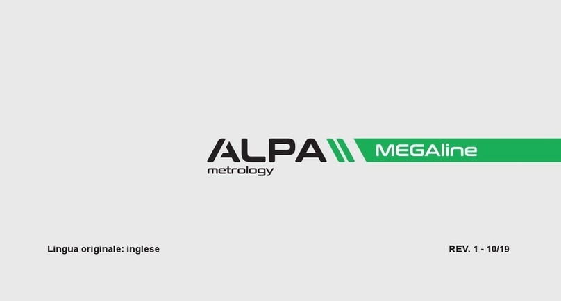 ALPA MEGAline AA084 User manual