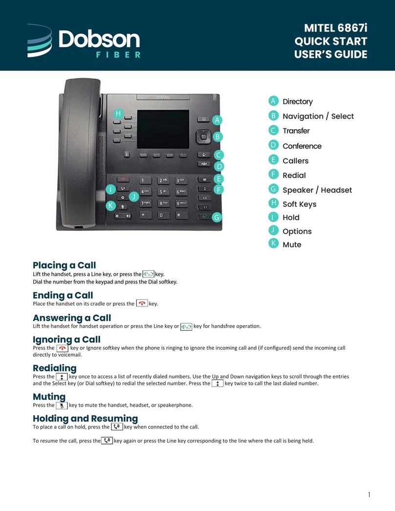 Mitel 6867i Premium user guide