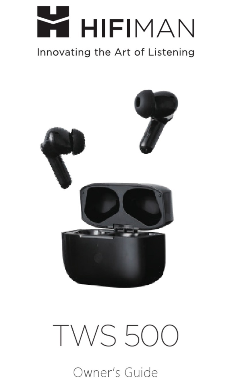 HiFiMAN TWS 500 owner's manual