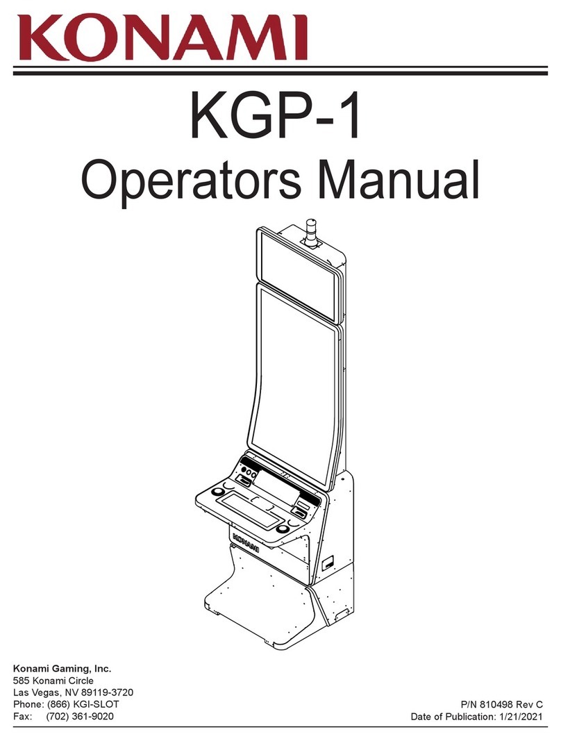 Konami KGP-1 Operator's manual