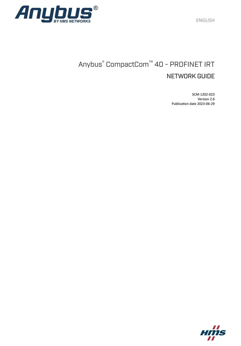 HMS Networks Anybus CompactCom 40 POWERLINK Installation and maintenance instructions
