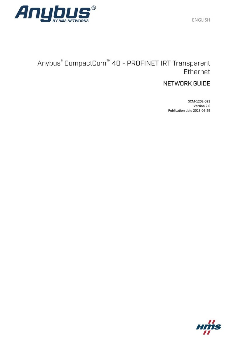 HMS Networks Anybus CompactCom 40 POWERLINK Installation and maintenance instructions