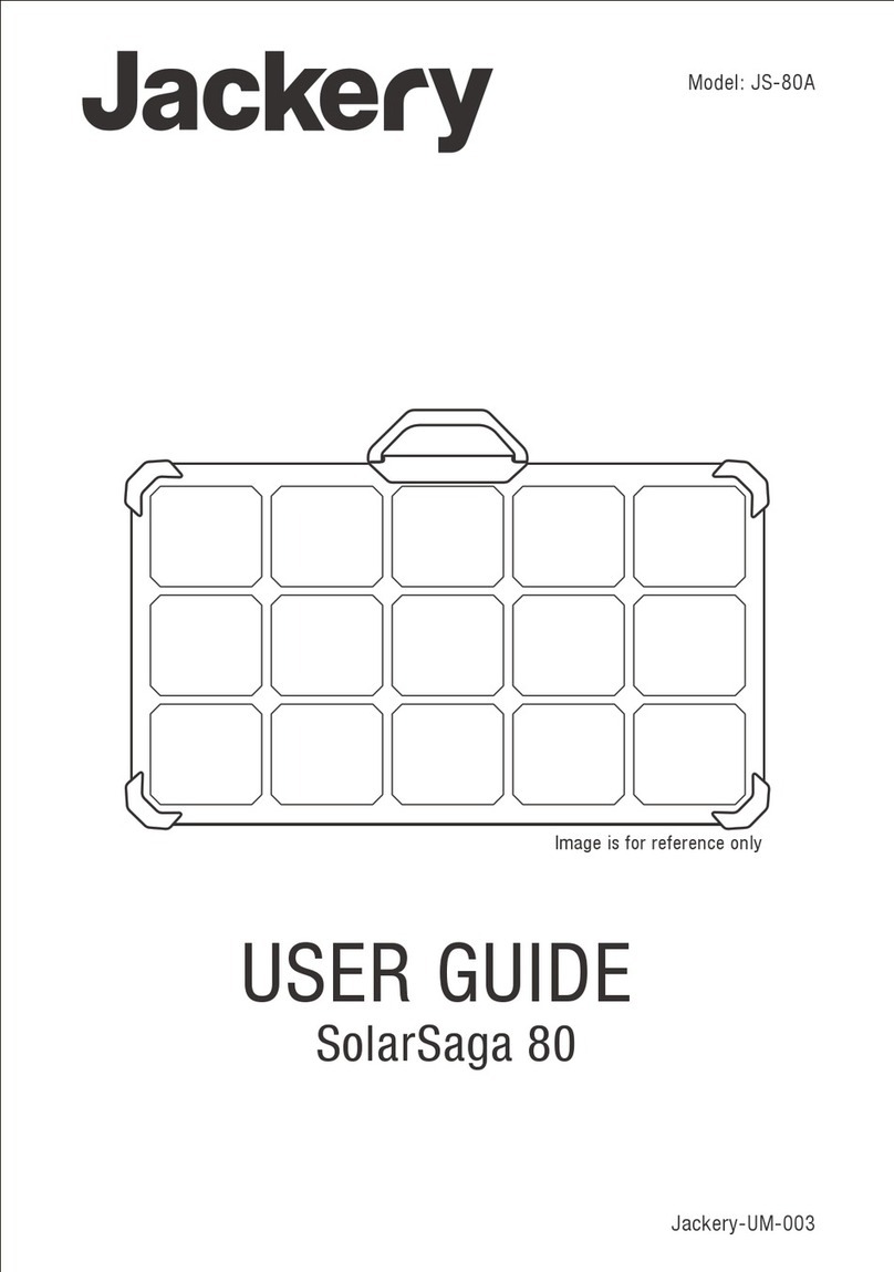Jackery SolarSaga 80 user guide