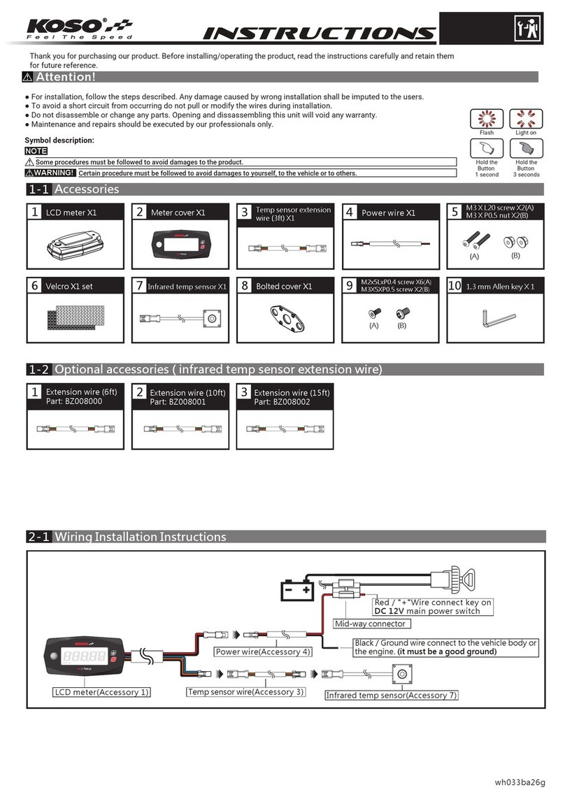 Koso MINI 4 IFR User manual