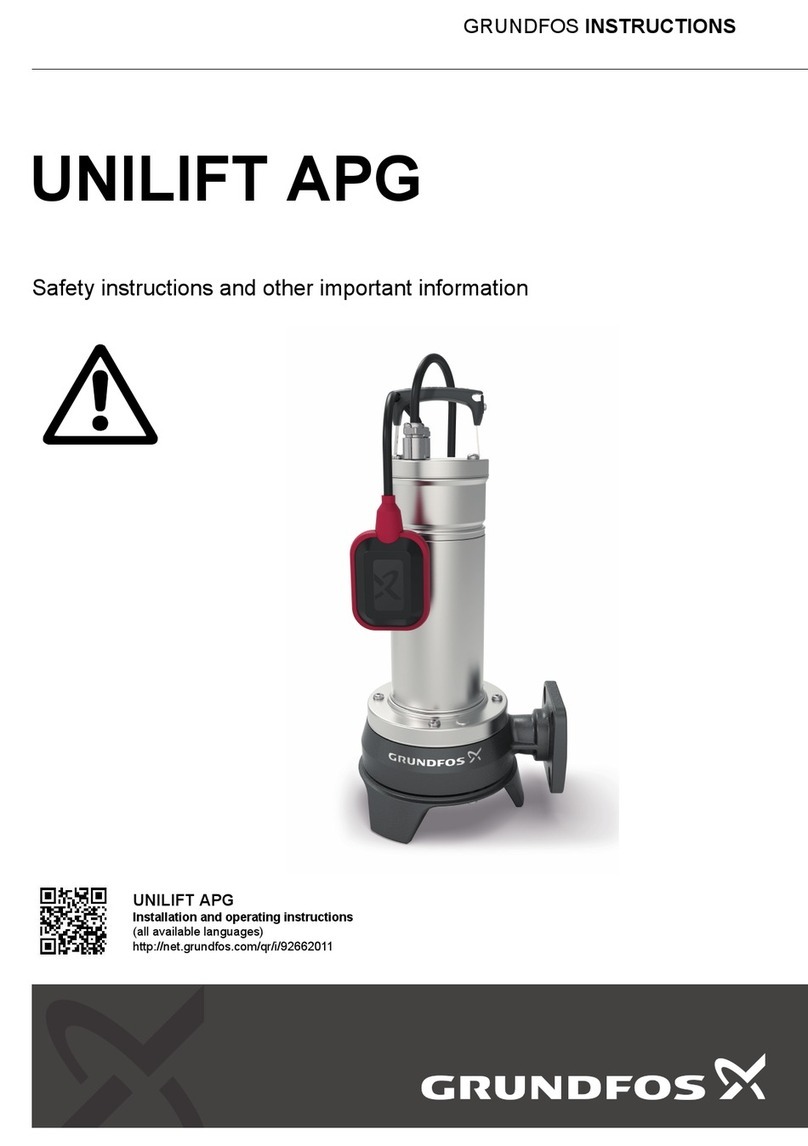 Grundfos Unilift APG Operating manual