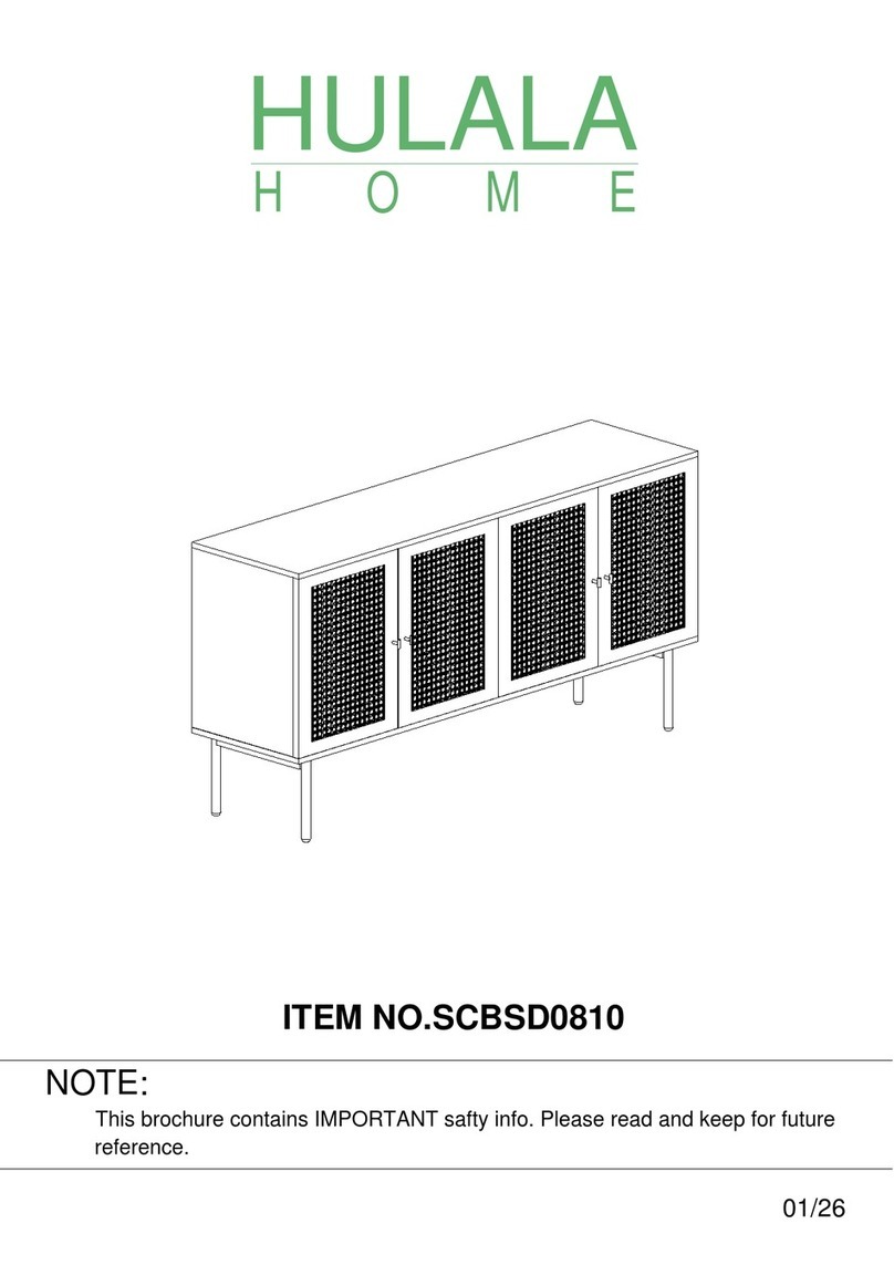 HULALA HOME SCBSD0810 User manual HULALA HOME SCBSD0810 User manual