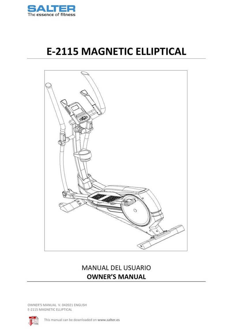 Salter E-2115 owner's manual