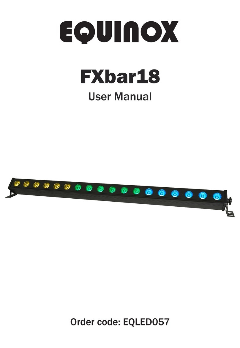 Equinox Systems FXbar18 user manual Equinox Systems FXbar18 user manual