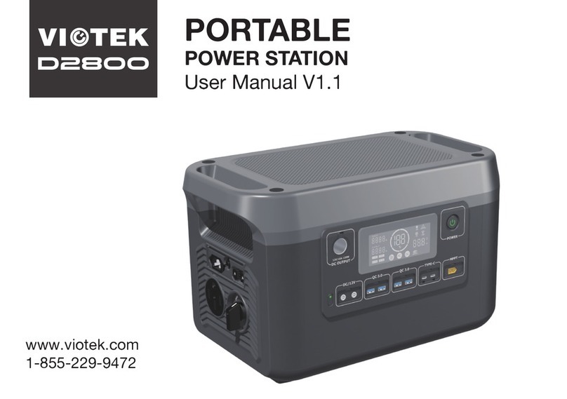 Viotek D2800 user manual