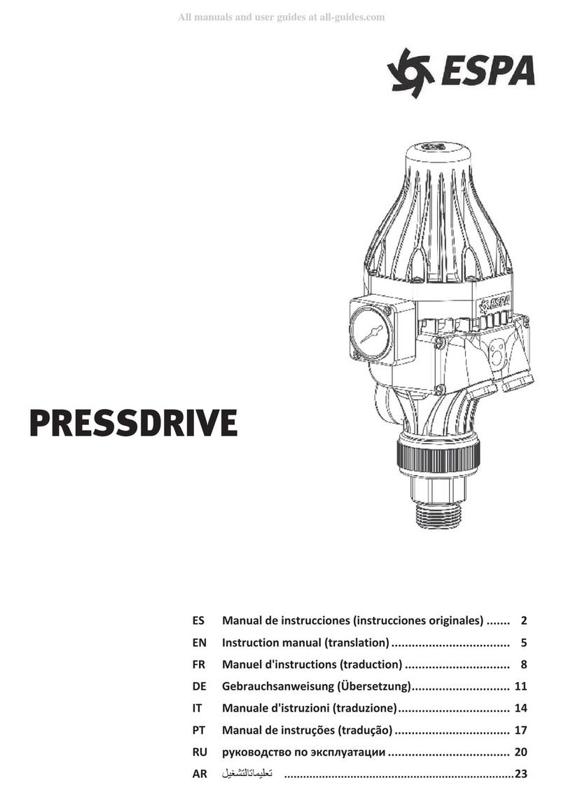 Espa PRESSDRIVE instruction manual