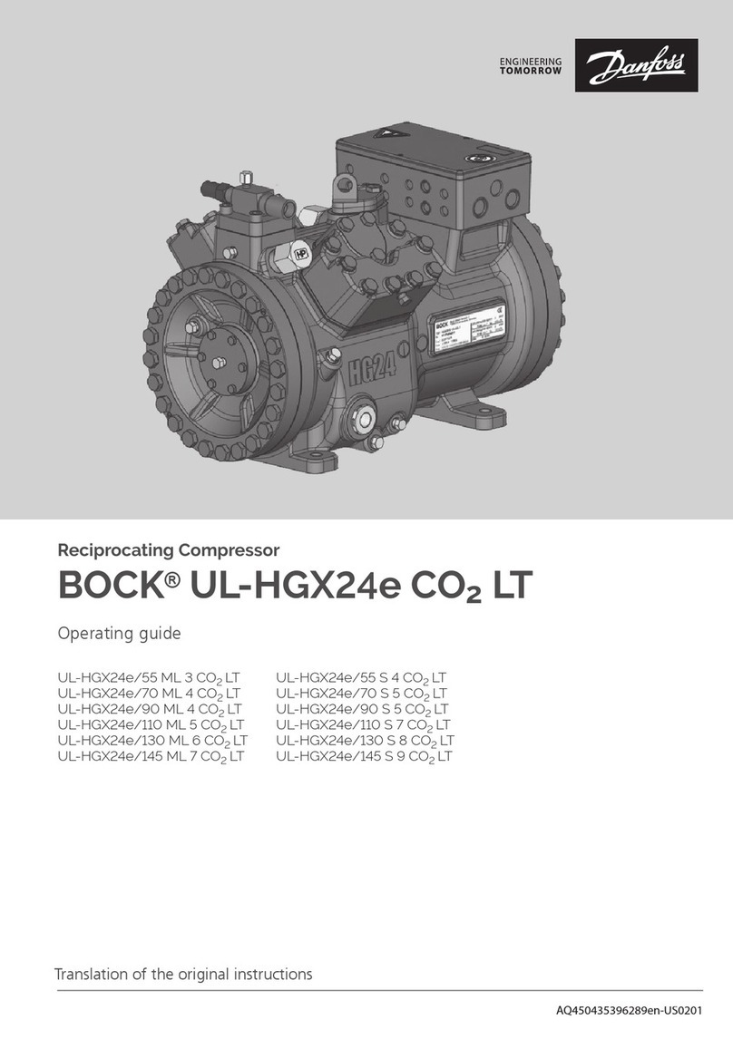 Danfoss BOCK UL-HGX24e CO2 LT User manual