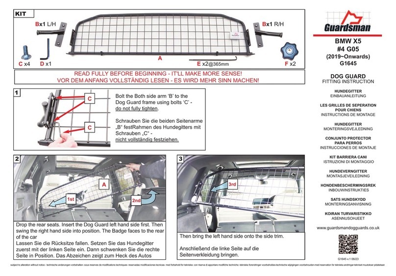 Guardsman G1645 Install guide