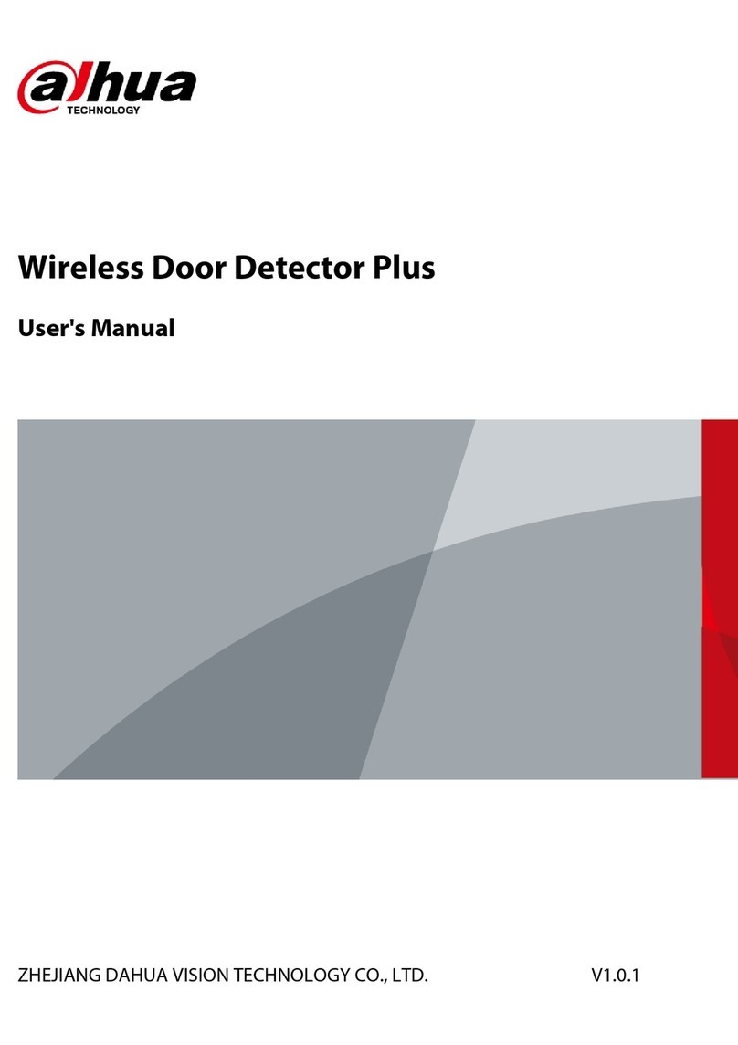 Dahua Technology Wireless Door Detector Plus user manual